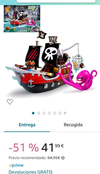 Pinypon Action- Barco Pirata Ataque al Kraken por 41,99€.