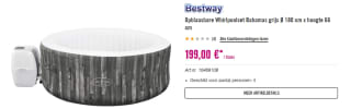 Bestway Lay-Z Spa Bahamas - Opblaasbare spa – 4 personen voor €199 bij Hornbach