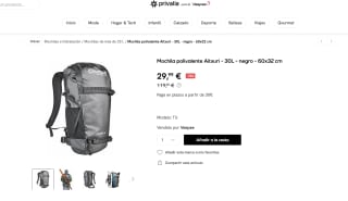 Mochila Polivalente Columbus Aitxuri 30L por solo 29,99€