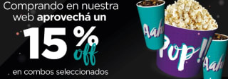 Descuento hasta 15% en candys en Cinemark Hoyts
