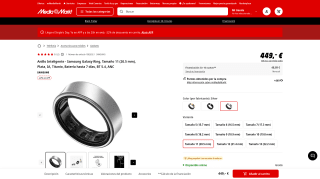 Samsung Galaxy Ring por 350,22€