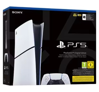 Consola Playstation 5 Slim digital 1TB, Resolución 4K por 397,99€ (nuevos usuarios por 385,99€)
