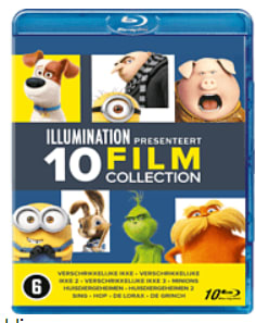 Illumination 10 Movie Collection (Blu-ray) voor €26,99 bij de MediaMarkt in België