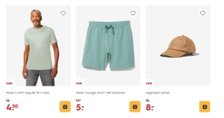 20% korting vanaf €20 bij Hema