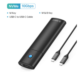 ORICO-carcasa de SSD M2 NVMe NGFF 10gbps PCIe por 4,13€ cuenta nueva