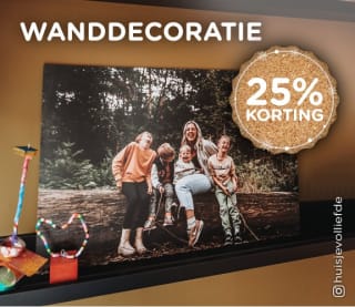 25% korting op wanddecoratie bij Smartphoto