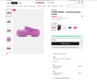 Crocs Stomp Moradas por tan solo 31,99€