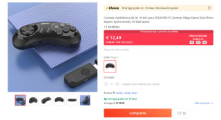 Consola inalámbrica 4k de 16 bits para SEGA NES por 12,49€