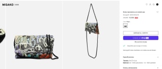 Bolso bandolera Monograffi con doble asa por 13,50€