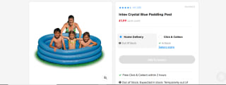 Intex Paddling Pools – £1.99