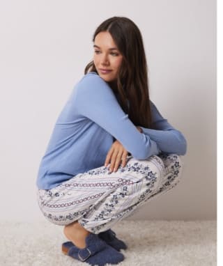 Women'secret Pantalón pijama rayas flores por 8,99€ (desde la app) 9,99€ en web