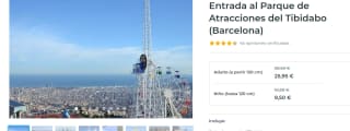 Entradas al parque de atracciones Tibidabo desde solo 9,50€