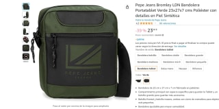 Bandolera Portatablet Verde marca Pepe Jeans 23€
