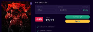 Prodeus [Steam/PC/Mac] for only £0.99