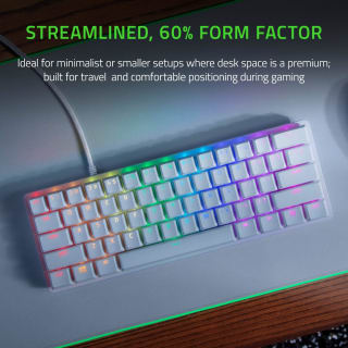 Razer Huntsman Mini Wit Linear Red Gaming toetsenbord voor €74 bij Amazon