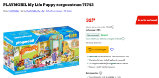 Playmobil Puppy zorgcentrum (71743) voor €32,29 bij Bol