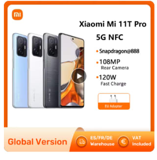 Smartphone Xiaomi Mi 11T Pro 5G à 379,99€