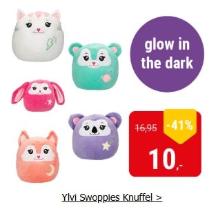 Ylvi Swoppies Knuffels voor €10 bij Lobbes