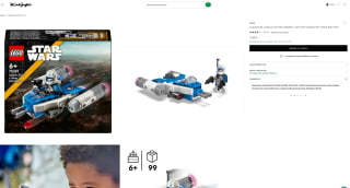 LEGO Juguete de construcción Microfighter: Ala-Y del Capitán Rex LEGO Star Wars por solo 12,99€