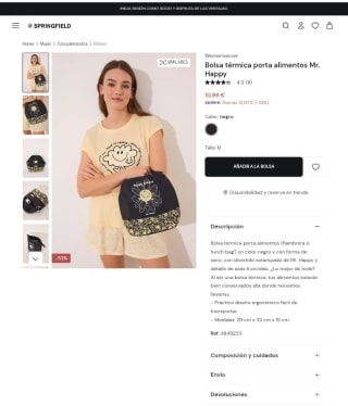 Bolsa Térmica Mr. Happy por 10,99€.