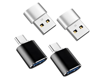 Pack por 4 adaptadores 2 de cada modelo por $169 en Amazon