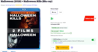 Halloween (2018) + Halloween Kills (Blu-ray) voor €2 bij Bol.com