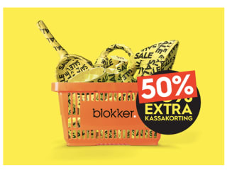 Blokker sale: 50% EXTRA korting met de gele sticker