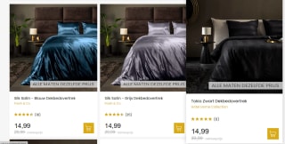 Alle beddengoed voor €14,99 bij Dekbeddiscounter