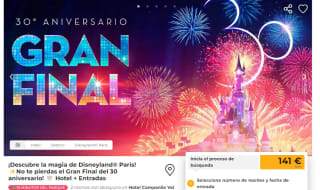 Ofertaza 2 noches en Disneyland Paris hotel 3* + entradas parque + transporte por solo 141€