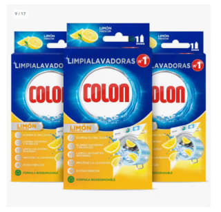 Colon Limpialavadoras Lote 3x 250ml Limon por 8.19€