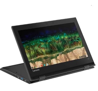 Lenovo Chromebook (2nd Gen) - Ordenador Portátil 11.6" FHD Táctil y Convertible (Intel CELERON N4120, 4GB RAM, Integrated Intel UHD Graphics 600, Chrome OS) por 119€