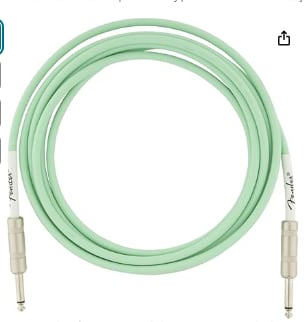 Recopilación Cable para Guitarra Eléctrica y Bajo, 3m, Recto/Recto por 8,42€