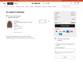 Chaqueta de plumas McMurdo Hombre por solo 159,56€