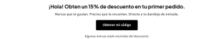 15% descuento para tu primer pedido en Otrium