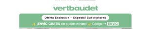 Envío gratis para suscriptores desde Verbaudet