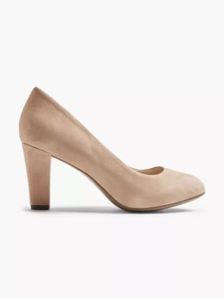5th AVENUE Nude suede pumps -50%