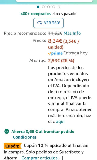 L'Oreal Paris Dermo Expertise Revitalift White Serum Facial, Blanco, 30 ml por 6,41€.