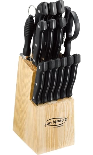 San Ignacio Juego de cuchillos, 15 piezas por 18,44€.