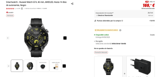 Smartwatch Huawei Watch GT4, 46 mm por 169€