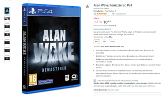 Videojuego Alan Wake Remastered para PS4 y Xbox por 10,99€