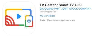 TV Cast para Smart TV+ Premium Gratis en App Store