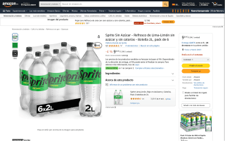 Sprite Sin Azúcar pack de 12 por 14,31€