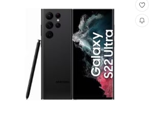 Smartphone 6.8" Samsung Galaxy S22 Ultra 5G 128 Go Noir fantôme à 419,99€