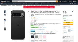 Google Pixel 9 Pro XL Smartphone Android 256GB por 949,44€