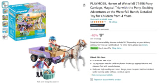 Playmobil Ponykoets (71496) voor €8,97 bij Amazon DE