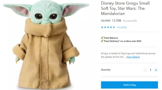 Star Wars: The Mandalorian Grogu knuffel voor €12,50 in de Disney Shop