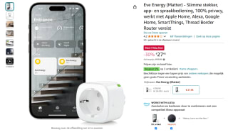 Eve Energy (Matter) Smart Plug voor €27,95 bij Amazon