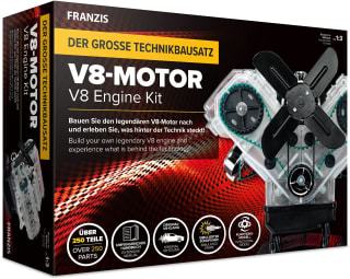 1:3 Franzis 67114-1 V8 Engine Kit Modelbouwpakket €82 bij Amazon