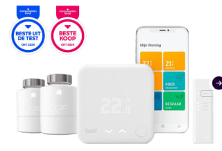 tado° Slimme Bedrade Thermostaat Starter Kit V3+ + Radiatorknoppen 2-pack voor €159 bij Ibood