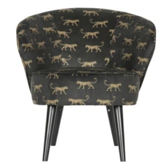 Bo fauteuil uit de WOOOD collectie bloem of panter motief voor €129,50 bij Karwei